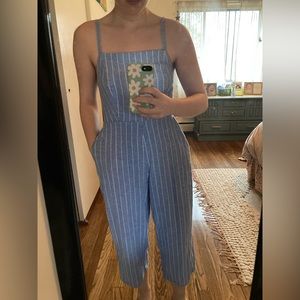 Blue&White Jumpsuit w/ Pockets Old Navy. Petite XS